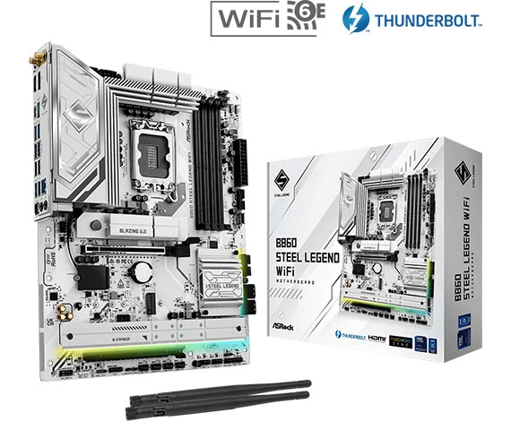 ASROCK ANAKART-90-MXBR30-A0UAYZ-B860 Steel Legend ürün görseli 1