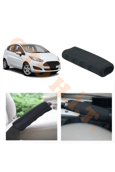 FORD FİESTA 2013-2017 UYUMLU EL FRENİ KILIFI SİLİKON MAT SİYAH ürün görseli 1
