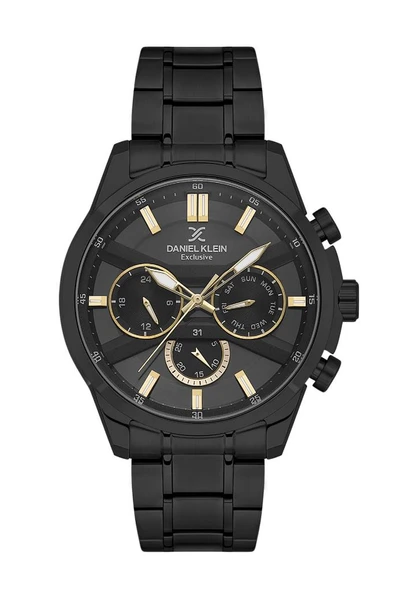 Daniel Klein DK.1.13793-5 Exclusive Fonksiyonlar Aktif Çelik Kaplama  Erkek Kol Saati ürün görseli 1