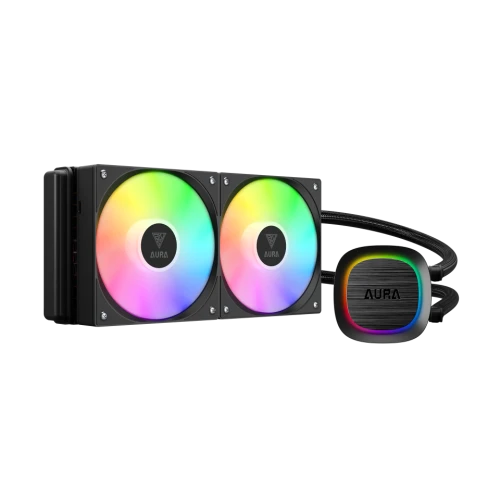 GAMDIAS AURA GL240 V2, 240mm, RGB, 2 Fanli, CPU Sivi Sogutma ürün görseli 1