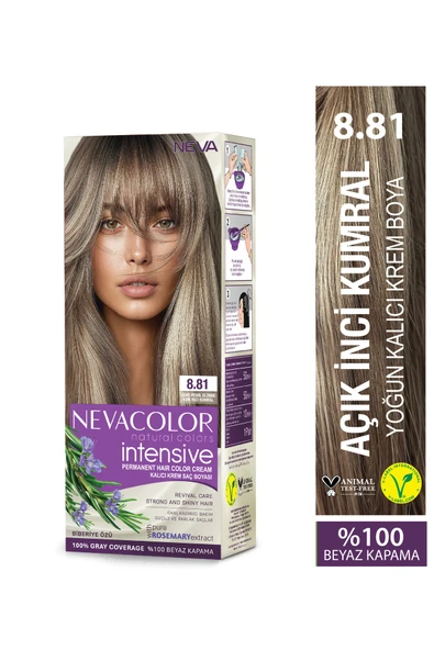 Neva Color Intensive Set Saç Boyası 8.81 Açık İnci Kumral ürün görseli 1