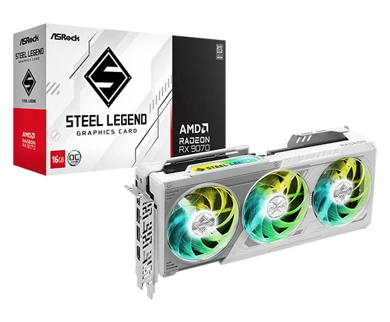 ASROCK GPU - 90-GA5EZZ-00UANF-RX9070 SL16GB ürün görseli 1