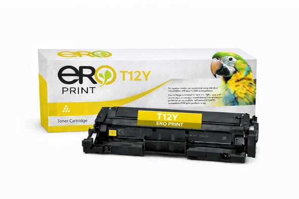 Canon T12Y Çipli Sarı Muadil Toner ürün görseli 1