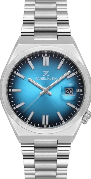 Daniel Klein DK.1.13861-1 Tsuyosa Tasarım Turkuaz Kadranlı 5 ATM Suya Dayanıklı Çelik Kordonlu Metalik Renk Erkek Kol Saati ürün görseli 1