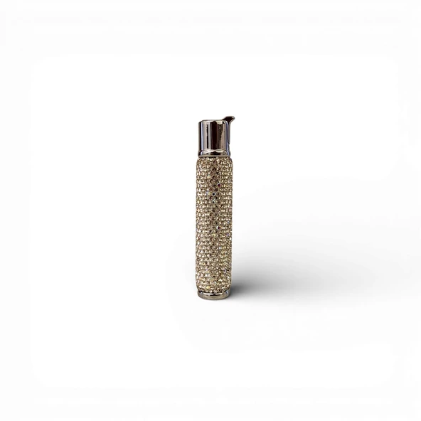 Swarovski Taşlı Çakmak Silver - Resim 4