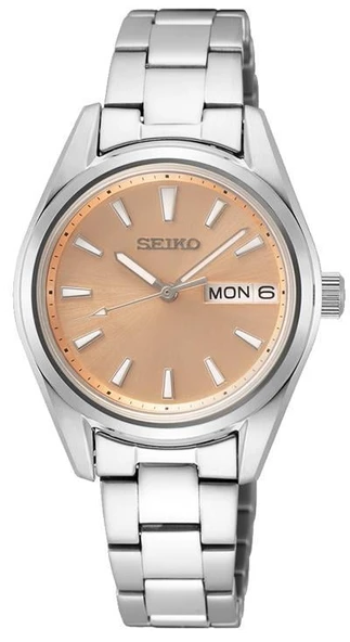 Seiko SUR351P Time Saat Garantili Takvimli 10 Atm Su Geçirmezlik Metalik Renk Kadın Kol Saati ürün görseli 1