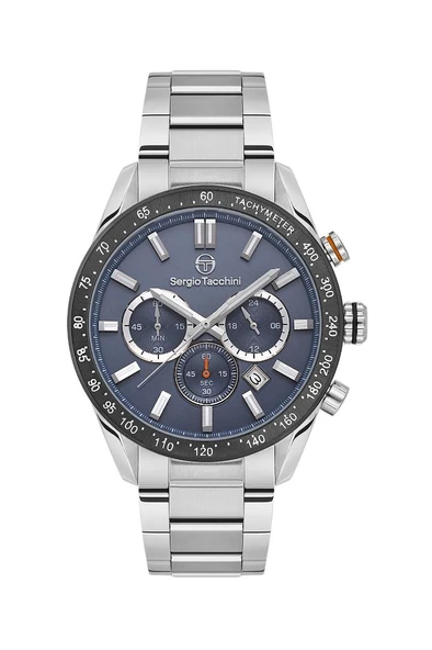 Sergio Tacchini ST.1.10442-4 Suya Dayanıklı Tachymeter Fonksiyonlar Aktif Metalik Renk Erkek Kol Saati ürün görseli 1