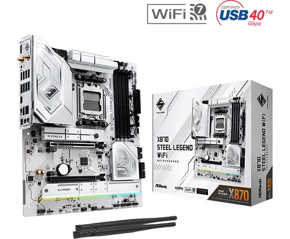 ASROCK ANAKART-90-MXBPJ0-A0UAYZ-X870 STEEL LEGEND ürün görseli 1