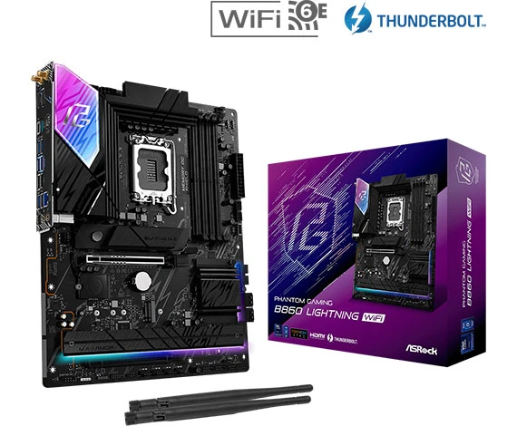 ASROCK ANAKART-90-MXBR20-A0UAYZ-B860 PG Light WiFi ürün görseli 1