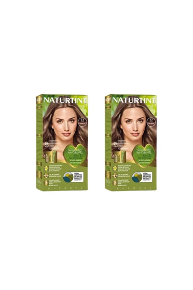 Naturtint 7.7 Doğal Teide Kahvesi Doğal Saç Boyası 170ML 2'li Set ürün görseli 1