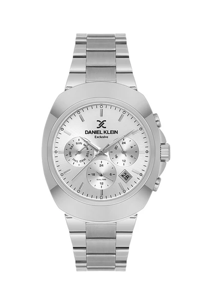 Daniel Klein DK.1.14211-1 Exclusive Tüm fonksiyonlar Aktif Çelik Kaplama Metalik Renk Erkek Kol Saati ürün görseli 1