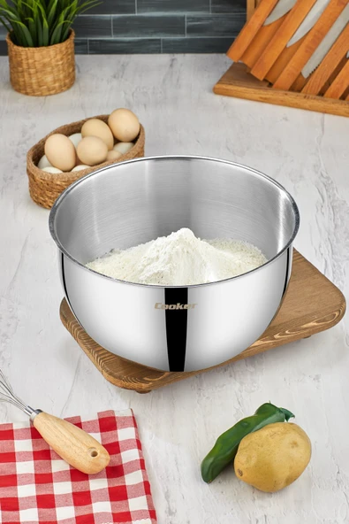 Cooker 26 cm 7 L Paslanmaz Çelik Karıştırma Kabı CKR3527 ürün görseli 1