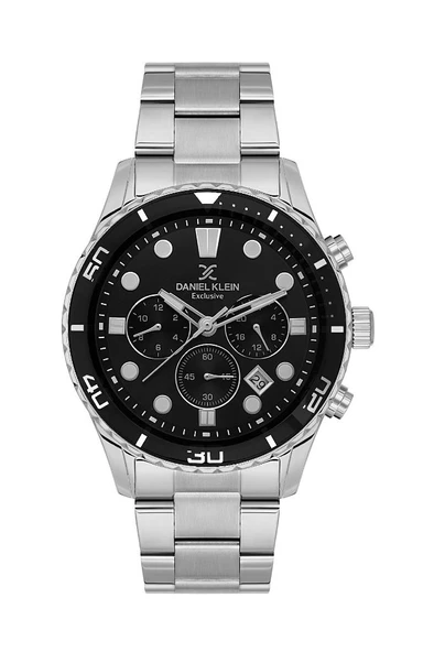 Daniel Klein DK.1.13805-1 Exclusive Tüm Fonksiyonları Aktif Çelik Kaplama Metalik Renk Erkek Kol Saati ürün görseli 1