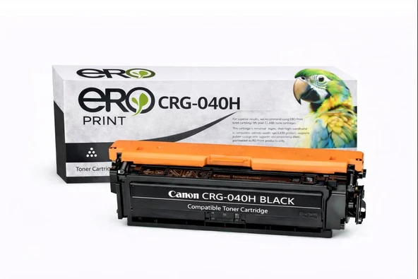 Canon 040HBK Çipli Siyah Muadil Toner ürün görseli 1