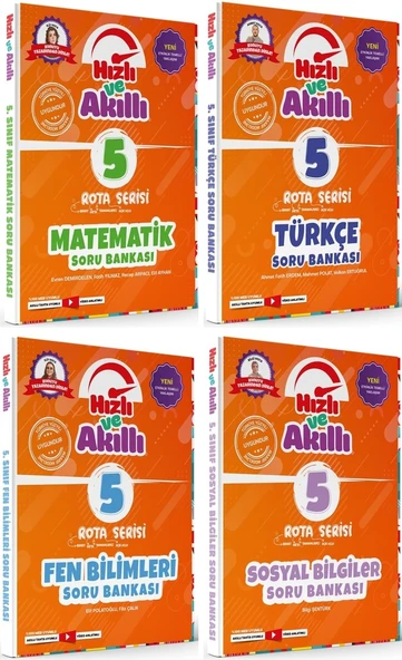 Tammat 5. Sınıf Matematik + Türkçe + Fen Bilimleri + Sosyal Bilgiler Hızlı Ve Akıllı Soru Bankası Tam Seti 4 Kitap ürün görseli 1