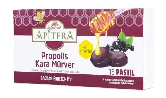 Balparmak Apitera Propolis Karamürver Aromalı 16 Pastil ürün görseli 1