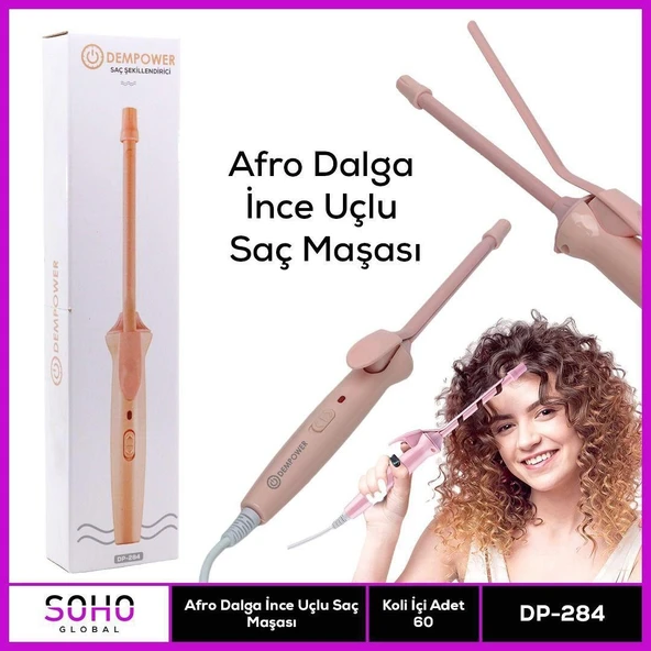 Afro Dalga İnce Uçlu Saç Maşası mirAKH0013K-DP-284 ürün görseli 1