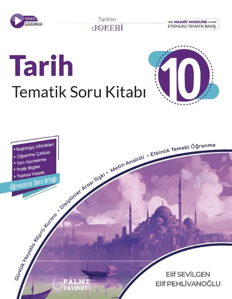 Palme 2026 10. Sınıf Tarih Joker Tematik Soru Kitabı ürün görseli 1