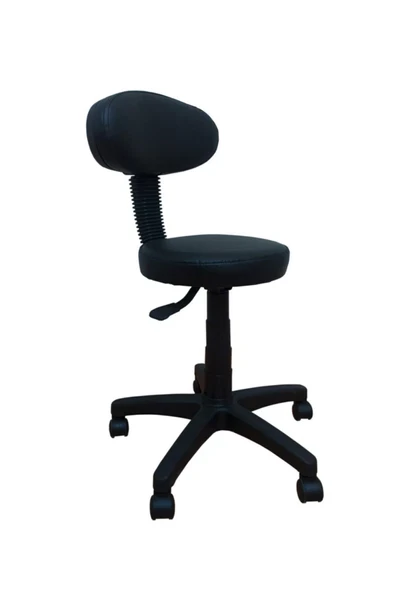 Arm Hekim Tabure , Bar Taburesi , Kasiyer Tabure , Dönerli Tekerlekli Tabure , Sırtlı Tabure Hkm1 ürün görseli 1