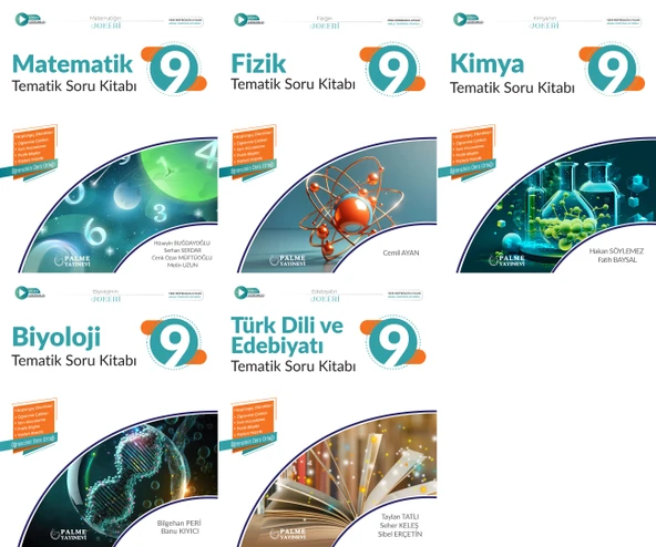 Palme 2026 9. Sınıf Sayısal Joker Tematik Soru Seti 5 Kitap ürün görseli 1