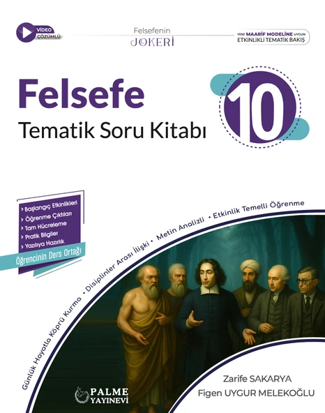 Palme 2026 10. Sınıf Felsefe Joker Tematik Soru Kitabı ürün görseli 1