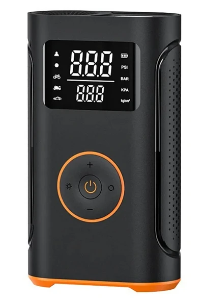 Taşınabilir Şarjlı Araç Oto Lastik Şişirme Pompası Kompresör 160 PSI Powerbank Işıklı YS02P ürün görseli 1