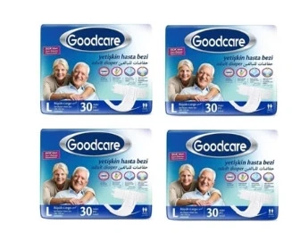 Goodcare Belbantlı Büyük Boy L 30'lu 4 Adet Hasta Bezi ürün görseli 1