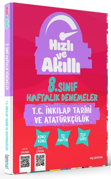 Tammat 8. Sınıf Lgs İnkılap Tarihi 32 Haftalık Hızlı Ve Akıllı Branş Deneme ürün görseli 1