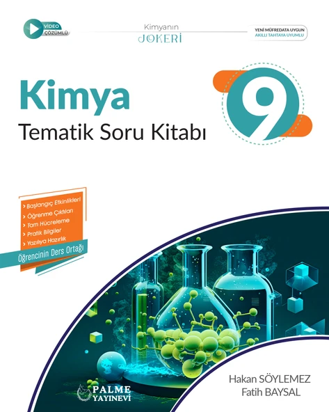 Palme 2026 9. Sınıf Kimya Joker Tematik Soru Kitabı ürün görseli 1