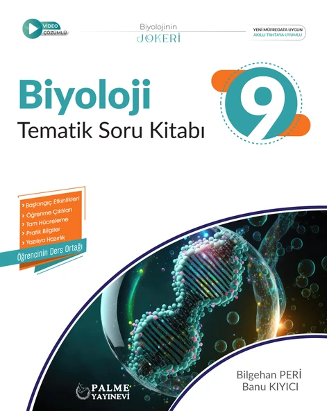 Palme 2026 9. Sınıf Biyoloji Joker Tematik Soru Kitabı ürün görseli 1