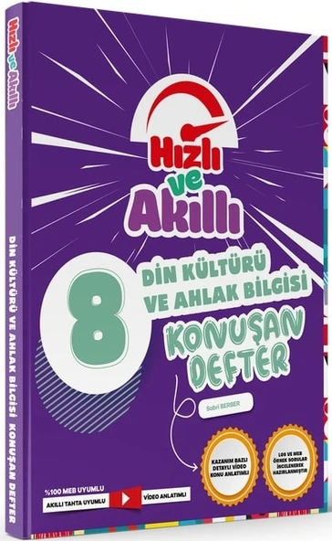 Tammat 8. Sınıf Lgs Din Kültürü Hızlı Ve Akıllı Konuşan Defter ürün görseli 1