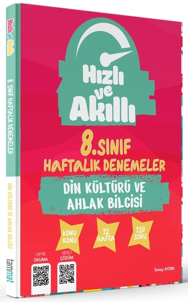 Tammat 8. Sınıf Lgs Din Kültürü 32 Haftalık Hızlı Ve Akıllı Branş Deneme ürün görseli 1