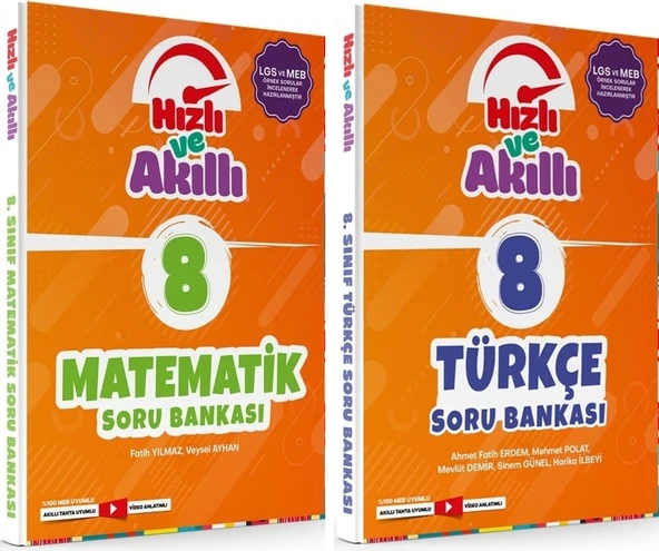 Tammat 8. Sınıf Matematik + Türkçe Hızlı Ve Akıllı Soru Bankası Set 2 Kitap ürün görseli 1