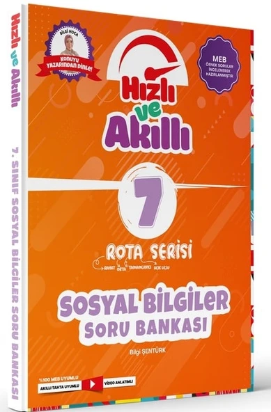 Tammat 7. Sınıf Sosyal Bilgiler Rota Hızlı Ve Akıllı Soru Bankası ürün görseli 1