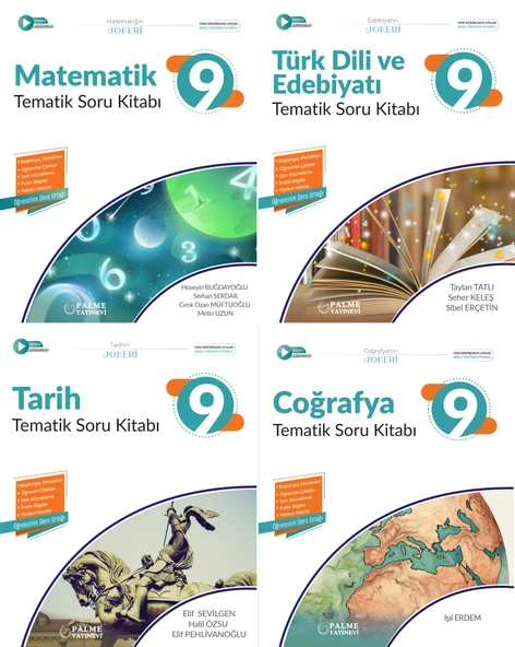 Palme 2026 9. Sınıf Eşit Ağırlık Joker Tematik Soru Seti 4 Kitap ürün görseli 1