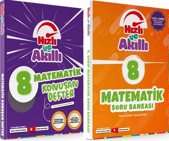 Tammat 8. Sınıf Matematik Hızlı Ve Akıllı Soru + Defter Set 2 Kitap ürün görseli 1