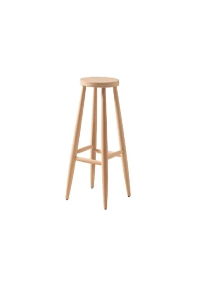 Onehome Ahşap Tabure Ham 28x70 Cm ürün görseli 1