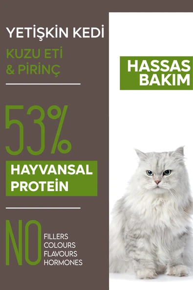 Animal World Kuzu Etli Yetişkin Kedi Maması 15 Kg ürün görseli 1