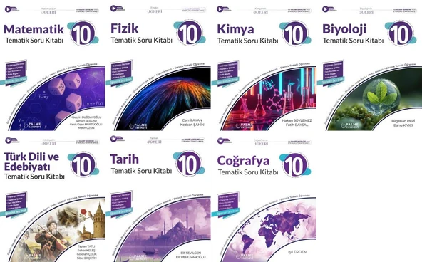 Palme 2026 10. Sınıf Tüm Dersler Joker Tematik Soru Bankası Seti Tam Set 7 Kitap ürün görseli 1