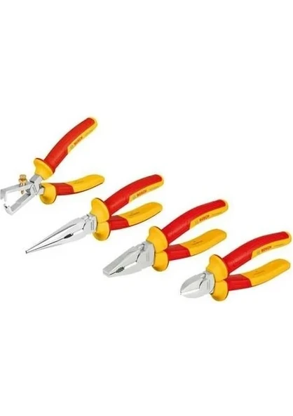 Bosch Vde Kombine Pense Set 4 Parça 1600A02NG1 ürün görseli 1