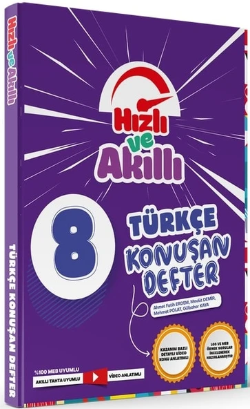 Tammat 8. Sınıf Lgs Türkçe Hızlı Ve Akıllı Konuşan Defter ürün görseli 1