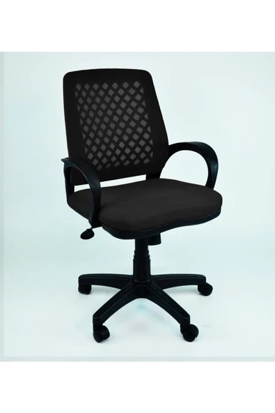 Elegant Siyah Haraketli Ofis Büro Çalışma Koltuğu Sandalyesi ürün görseli 1
