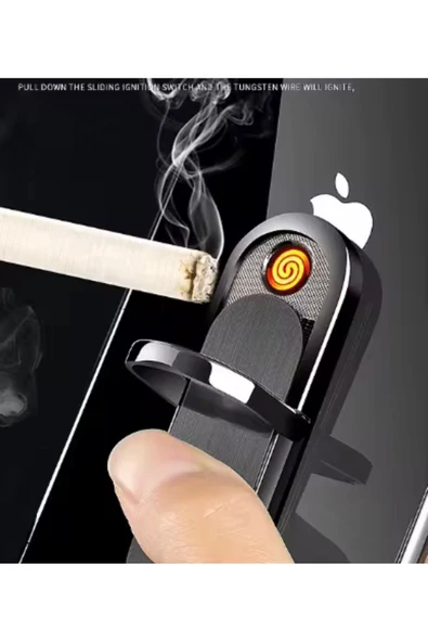 Telefon Arkası Şarjlı Çakmak - Resim 7