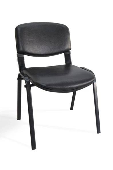 Arj I Office Furniture & Desing Siyah Ofis Büro Bekleme Misafir Form Koltuğu Sandalyesi 007 ürün görseli 1