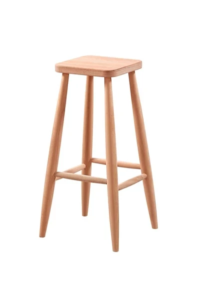 SFC Ahşap Kırlangıç Bar Taburesi 70 Cm Ham ürün görseli 1