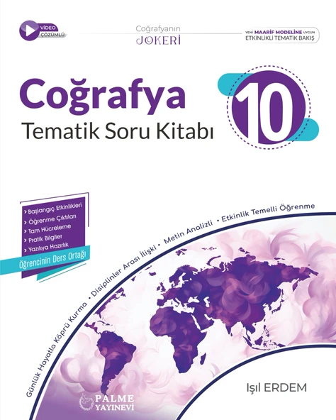 Palme 2026 10. Sınıf Coğrafya Joker Tematik Soru Kitabı ürün görseli 1