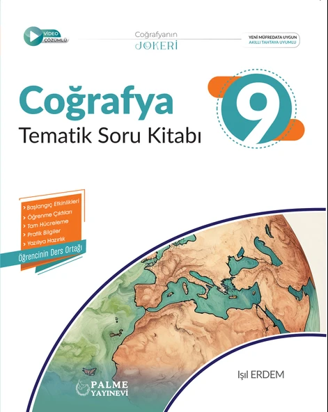 Palme 2026 9. Sınıf Coğrafya Joker Tematik Soru Kitabı ürün görseli 1