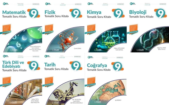 Palme 2026 9. Sınıf Tüm Dersler Joker Tematik Soru Bankası Seti Tam Set 7 Kitap ürün görseli 1
