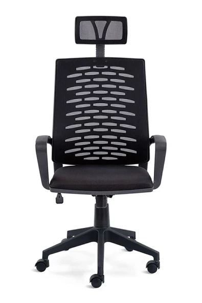 Sers Home&Office Fileli Yönetici Makam Koltuğu-siyah Başlıklı Büro Ofis Müdür Koltuğu ürün görseli 1