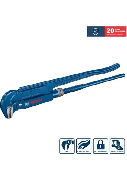 Bosch 1600A02W3V 90 420 mm Köşe Boru Anahtarı ürün görseli 1